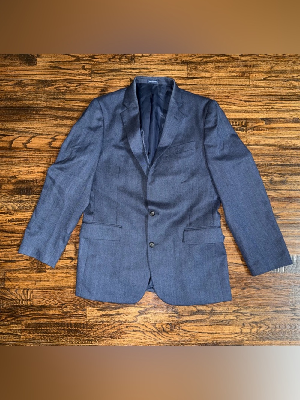 Stafford Classic Fit Blue Blazer Suit Jacket Sport Coat Size 46R